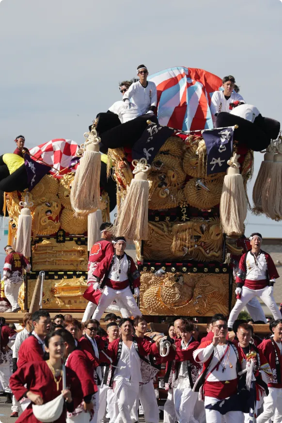 太鼓台の装飾スライド05