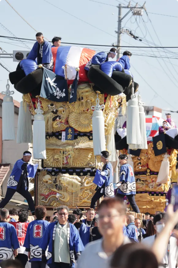 太鼓台の装飾スライド06