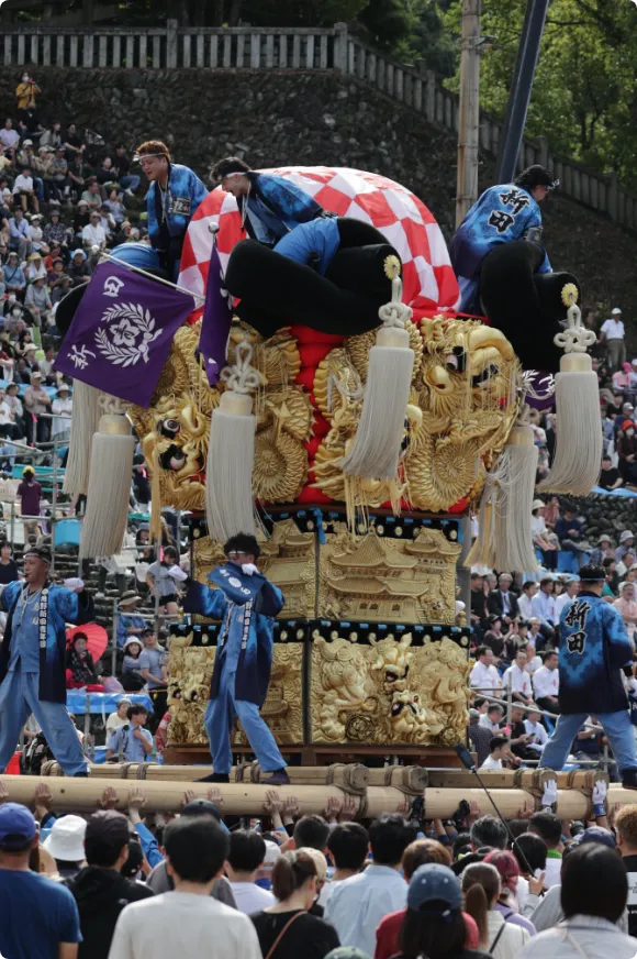 太鼓台の装飾スライド10