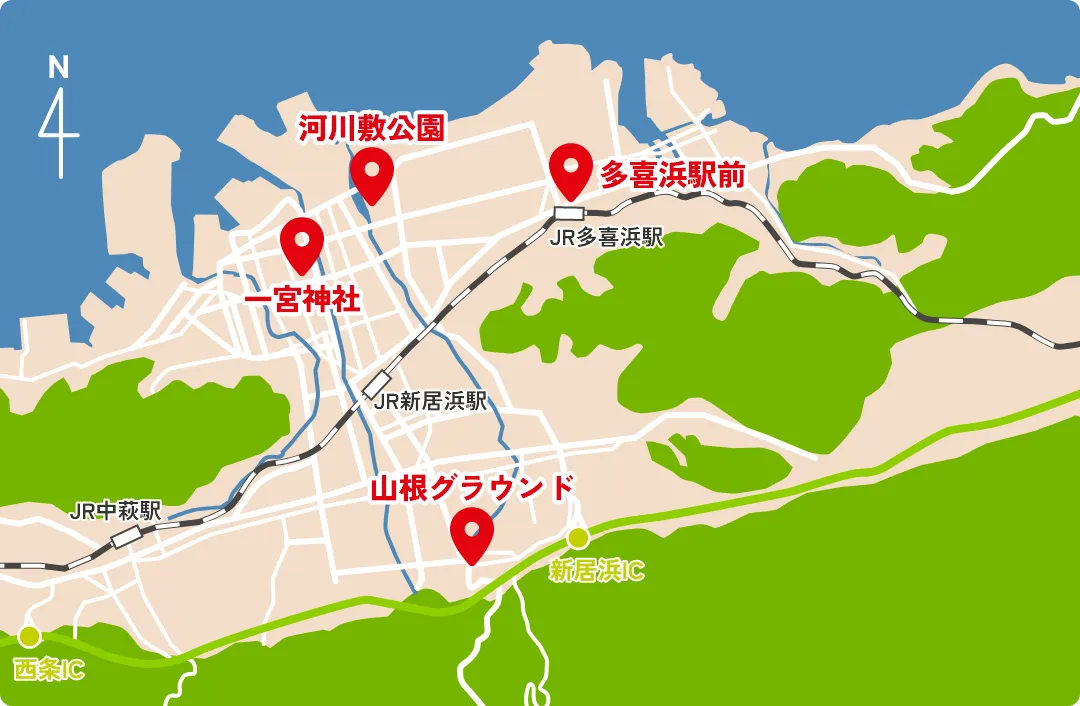 2025年17日の見どころマップ