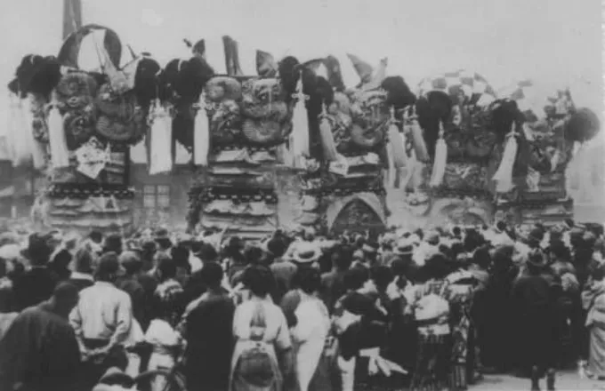 川西地区のかきくらべ（昭和初期）