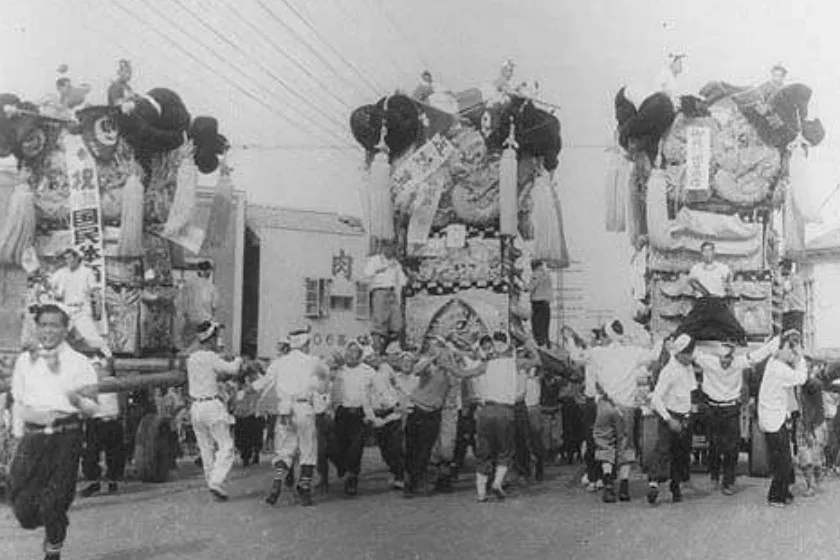 新居浜太鼓祭りの歴史紹介スライド02